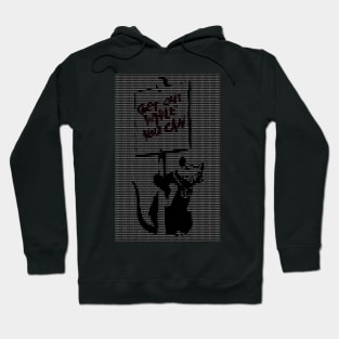 Banksy meets Matrix Peace Rat - Get out while you can Hoodie